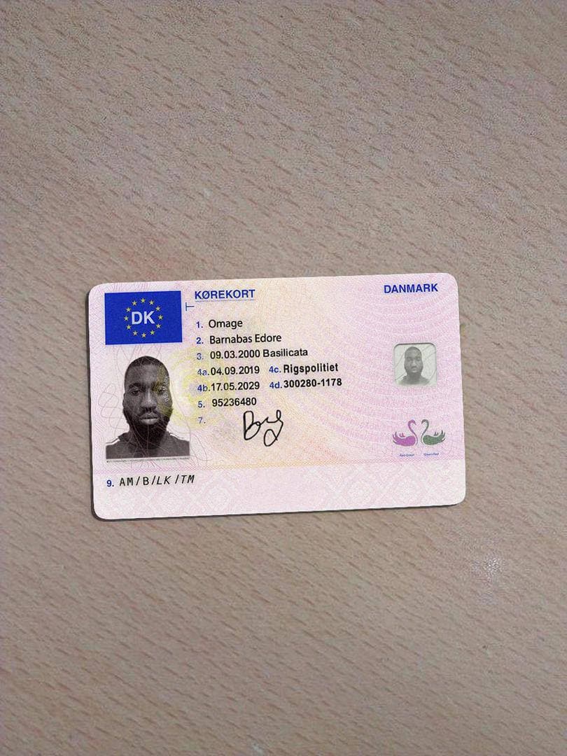 Permis de conduire danois délivré